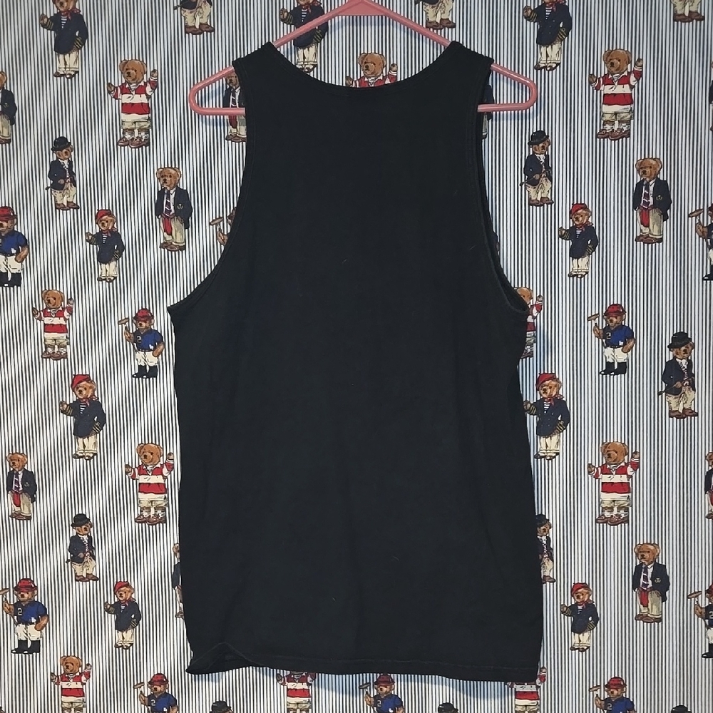 Vintage 90s Planet Hollywood Indianapolis Black Tank Top Adult Large - Picture 8 of 9